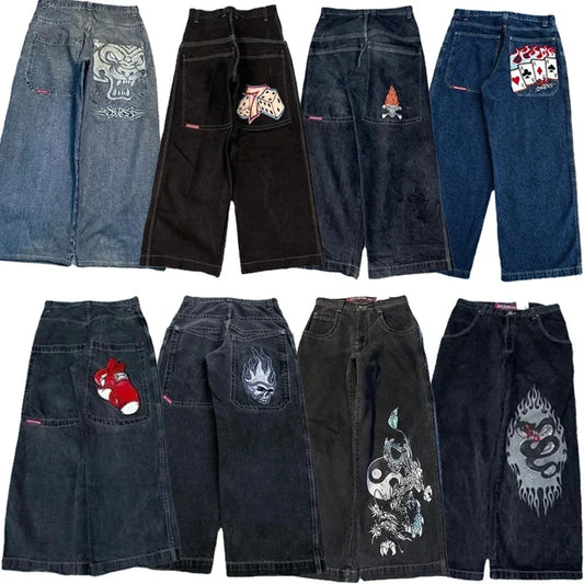 JNCO Y2K Baggy Jeans men vintage  Hip Hop