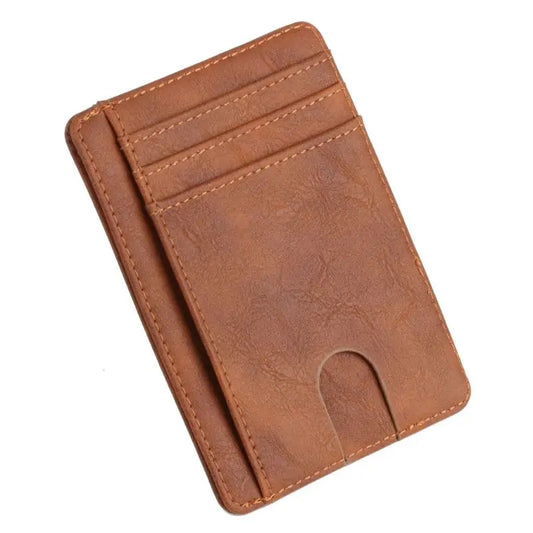 Thin Men Leather Credit Card Holder