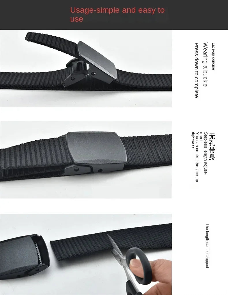 Automatic  Light Comfortable Non-metal belt