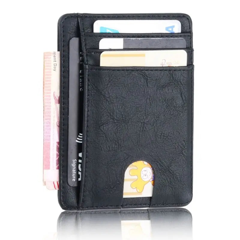 Thin Men Leather Credit Card Holder