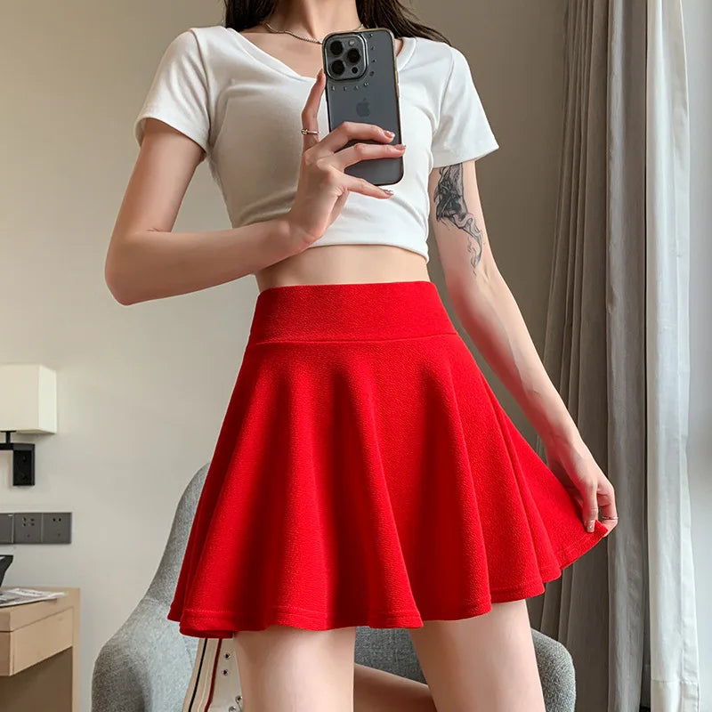 Elastic Tennis Skirts